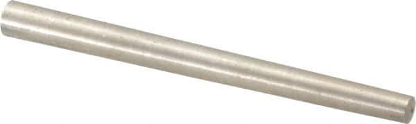 Value Collection - Size 6, 0.2578" Small End Diam, 0.341" Large End Diam, Passivated Stainless Steel Taper Pin - Grade 303, 18-8, 4" OAL, 4 Pin Length - USA Tool & Supply