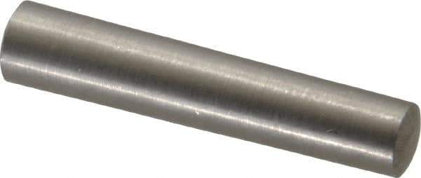 Value Collection - Size 7, 0.3674" Small End Diam, 0.409" Large End Diam, Passivated Stainless Steel Taper Pin - Grade 303, 18-8, 2" OAL, 2 Pin Length - USA Tool & Supply