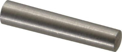 Value Collection - Size 7, 0.3674" Small End Diam, 0.409" Large End Diam, Passivated Stainless Steel Taper Pin - Grade 303, 18-8, 2" OAL, 2 Pin Length - USA Tool & Supply