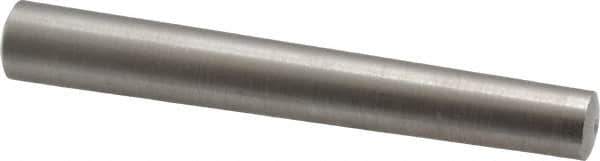 Value Collection - Size 7, 0.3466" Small End Diam, 0.409" Large End Diam, Passivated Stainless Steel Taper Pin - Grade 303, 18-8, 3" OAL, 3 Pin Length - USA Tool & Supply