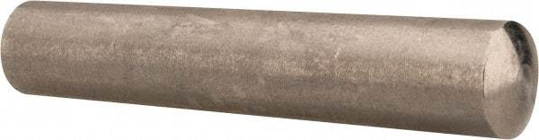 Value Collection - Size 8, 0.44" Small End Diam, 0.492" Large End Diam, Passivated Stainless Steel Taper Pin - Grade 303, 18-8, 2-1/2" OAL, 2-1/2 Pin Length - USA Tool & Supply