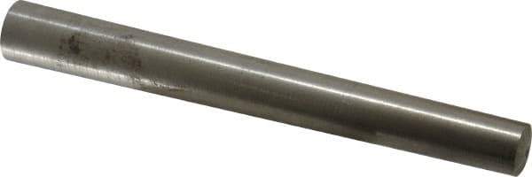 Value Collection - Size 10, 0.5812" Small End Diam, 0.706" Large End Diam, Passivated Stainless Steel Taper Pin - Grade 303, 18-8, 6" OAL, 6 Pin Length - USA Tool & Supply