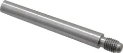 Value Collection - Size 5, 0.287" Large End Diam, Uncoated Steel 1/4-28 Threaded Taper Pin - USA Tool & Supply