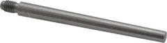 Value Collection - Size 5, 0.287" Large End Diam, Uncoated Steel 1/4-28 Threaded Taper Pin - Grade C-12L14, 3 Pin Length - USA Tool & Supply