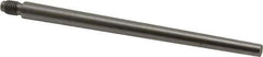Value Collection - Size 5, 0.287" Large End Diam, Uncoated Steel 1/4-28 Threaded Taper Pin - Grade C-12L14, 4 Pin Length - USA Tool & Supply