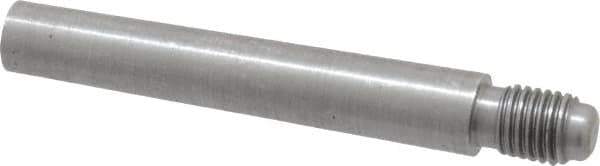 Value Collection - Size 6, 0.339" Large End Diam, Uncoated Steel 5/16-24 Threaded Taper Pin - Grade C-12L14, 2 Pin Length - USA Tool & Supply