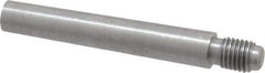 Value Collection - Size 6, 0.339" Large End Diam, Uncoated Steel 5/16-24 Threaded Taper Pin - Grade C-12L14, 2 Pin Length - USA Tool & Supply