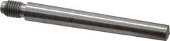 Value Collection - Size 6, 0.339" Large End Diam, Uncoated Steel 5/16-24 Threaded Taper Pin - Grade C-12L14, 2-1/2 Pin Length - USA Tool & Supply