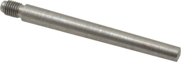 Value Collection - Size 6, 0.339" Large End Diam, Uncoated Steel 5/16-24 Threaded Taper Pin - Grade C-12L14, 3 Pin Length - USA Tool & Supply