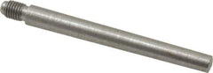 Value Collection - Size 6, 0.339" Large End Diam, Uncoated Steel 5/16-24 Threaded Taper Pin - Grade C-12L14, 3 Pin Length - USA Tool & Supply