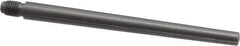Value Collection - Size 6, 0.339" Large End Diam, Uncoated Steel 5/16-24 Threaded Taper Pin - Grade C-12L14, 4 Pin Length - USA Tool & Supply