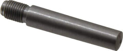 Value Collection - Size 7, 0.407" Large End Diam, Uncoated Steel 3/8-24 Threaded Taper Pin - Grade C-12L14, 1-3/4 Pin Length - USA Tool & Supply