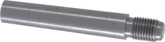 Value Collection - Size 7, 0.407" Large End Diam, Uncoated Steel 3/8-24 Threaded Taper Pin - Grade C-12L14, 2 Pin Length - USA Tool & Supply
