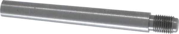 Value Collection - Size 7, 0.407" Large End Diam, Uncoated Steel 3/8-24 Threaded Taper Pin - Grade C-12L14, 3 Pin Length - USA Tool & Supply