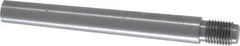 Value Collection - Size 7, 0.407" Large End Diam, Uncoated Steel 3/8-24 Threaded Taper Pin - Grade C-12L14, 3 Pin Length - USA Tool & Supply