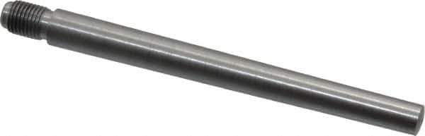 Value Collection - Size 7, 0.407" Large End Diam, Uncoated Steel 3/8-24 Threaded Taper Pin - Grade C-12L14, 4 Pin Length - USA Tool & Supply