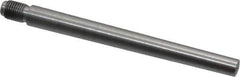 Value Collection - Size 7, 0.407" Large End Diam, Uncoated Steel 3/8-24 Threaded Taper Pin - Grade C-12L14, 4 Pin Length - USA Tool & Supply