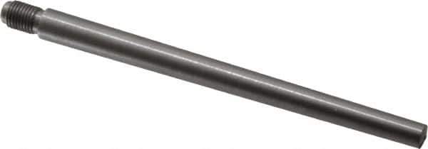 Value Collection - Size 7, 0.407" Large End Diam, Uncoated Steel 3/8-24 Threaded Taper Pin - Grade C-12L14, 5 Pin Length - USA Tool & Supply