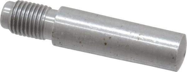 Value Collection - Size 8, 0.49" Large End Diam, Uncoated Steel 7/16-20 Threaded Taper Pin - Grade C-12L14, 1-1/2 Pin Length - USA Tool & Supply