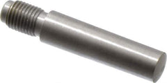Value Collection - Size 8, 0.49" Large End Diam, Uncoated Steel 7/16-20 Threaded Taper Pin - Grade C-12L14, 1-3/4 Pin Length - USA Tool & Supply