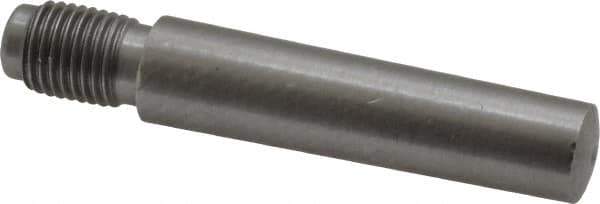 Value Collection - Size 8, 0.49" Large End Diam, Uncoated Steel 7/16-20 Threaded Taper Pin - Grade C-12L14, 2 Pin Length - USA Tool & Supply