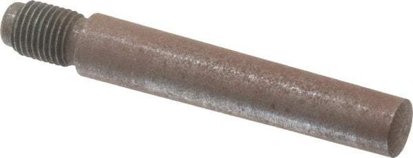 Value Collection - Size 8, 0.49" Large End Diam, Uncoated Steel 7/16-20 Threaded Taper Pin - Grade C-12L14, 2-1/2 Pin Length - USA Tool & Supply