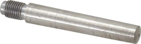 Value Collection - Size 8, 0.49" Large End Diam, Uncoated Steel 7/16-20 Threaded Taper Pin - Grade C-12L14, 2-3/4 Pin Length - USA Tool & Supply