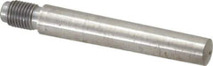 Value Collection - Size 8, 0.49" Large End Diam, Uncoated Steel 7/16-20 Threaded Taper Pin - Grade C-12L14, 2-3/4 Pin Length - USA Tool & Supply
