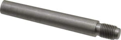 Value Collection - Size 8, 0.49" Large End Diam, Uncoated Steel 7/16-20 Threaded Taper Pin - Grade C-12L14, 3 Pin Length - USA Tool & Supply