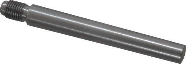 Value Collection - Size 8, 0.49" Large End Diam, Uncoated Steel 7/16-20 Threaded Taper Pin - Grade C-12L14, 3-1/2 Pin Length - USA Tool & Supply