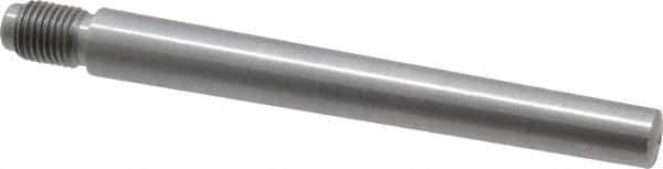 Value Collection - Size 8, 0.49" Large End Diam, Uncoated Steel 7/16-20 Threaded Taper Pin - Grade C-12L14, 4 Pin Length - USA Tool & Supply