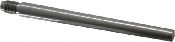 Value Collection - Size 8, 0.49" Large End Diam, Uncoated Steel 7/16-20 Threaded Taper Pin - Grade C-12L14, 5 Pin Length - USA Tool & Supply