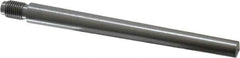 Value Collection - Size 8, 0.49" Large End Diam, Uncoated Steel 7/16-20 Threaded Taper Pin - Grade C-12L14, 5 Pin Length - USA Tool & Supply