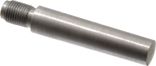 Value Collection - Size 9, 0.589" Large End Diam, Uncoated Steel 1/2-20 Threaded Taper Pin - Grade C-12L14, 2-1/2 Pin Length - USA Tool & Supply