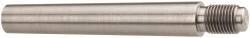 Value Collection - Size 9, 0.589" Large End Diam, Uncoated Steel 1/2-20 Threaded Taper Pin - Grade C-12L14, 3-1/2 Pin Length - USA Tool & Supply