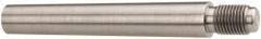 Value Collection - Size 9, 0.589" Large End Diam, Uncoated Steel 1/2-20 Threaded Taper Pin - Grade C-12L14, 3-1/2 Pin Length - USA Tool & Supply