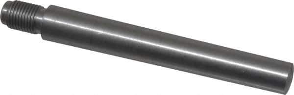 Value Collection - Size 9, 0.589" Large End Diam, Uncoated Steel 1/2-20 Threaded Taper Pin - Grade C-12L14, 4 Pin Length - USA Tool & Supply
