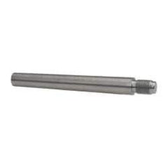 Value Collection - Size 9, 0.589" Large End Diam, Uncoated Steel 1/2-20 Threaded Taper Pin - Grade C-12L14, 4-1/2 Pin Length - USA Tool & Supply