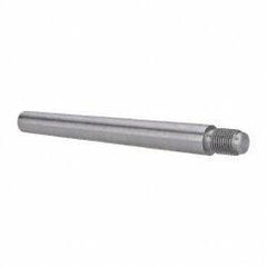 Value Collection - Size 9, 0.589" Large End Diam, Uncoated Steel 1/2-20 Threaded Taper Pin - Grade C-12L14, 5 Pin Length - USA Tool & Supply