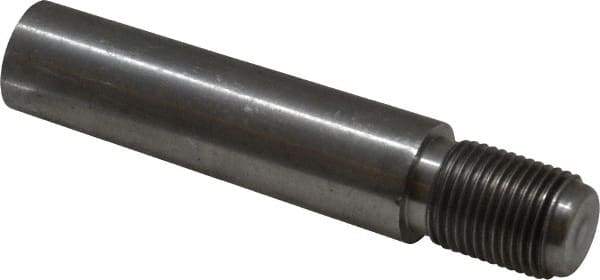 Value Collection - Size 10, 0.704" Large End Diam, Uncoated Steel 5/8-18 Threaded Taper Pin - Grade C-12L14, 2-1/2 Pin Length - USA Tool & Supply