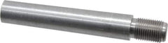 Value Collection - Size 10, 0.704" Large End Diam, Uncoated Steel 5/8-18 Threaded Taper Pin - Grade C-12L14, 3-1/2 Pin Length - USA Tool & Supply