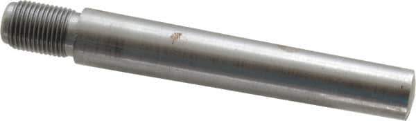 Value Collection - Size 10, 0.704" Large End Diam, Uncoated Steel 5/8-18 Threaded Taper Pin - Grade C-12L14, 4 Pin Length - USA Tool & Supply