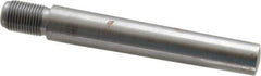 Value Collection - Size 10, 0.704" Large End Diam, Uncoated Steel 5/8-18 Threaded Taper Pin - Grade C-12L14, 4 Pin Length - USA Tool & Supply