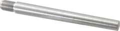 Value Collection - Size 10, 0.704" Large End Diam, Uncoated Steel 5/8-18 Threaded Taper Pin - Grade C-12L14, 6 Pin Length - USA Tool & Supply