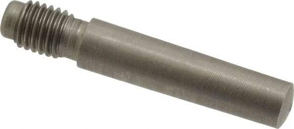 Value Collection - Size 4, 0.248" Large End Diam, Passivated Stainless Steel 1/4-28 Threaded Taper Pin - Grade 303, 18-8, 1 Pin Length - USA Tool & Supply