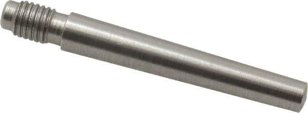 Value Collection - Size 4, 0.248" Large End Diam, Passivated Stainless Steel 1/4-28 Threaded Taper Pin - Grade 303, 18-8, 1-1/2 Pin Length - USA Tool & Supply