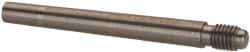 Value Collection - Size 4, 0.248" Large End Diam, Passivated Stainless Steel 1/4-28 Threaded Taper Pin - Grade 303, 18-8, 2 Pin Length - USA Tool & Supply