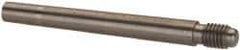 Value Collection - Size 4, 0.248" Large End Diam, Passivated Stainless Steel 1/4-28 Threaded Taper Pin - Grade 303, 18-8, 2 Pin Length - USA Tool & Supply