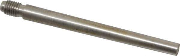 Value Collection - Size 4, 0.248" Large End Diam, Passivated Stainless Steel 1/4-28 Threaded Taper Pin - Grade 303, 18-8, 2-1/2 Pin Length - USA Tool & Supply