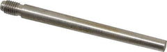 Value Collection - Size 4, 0.248" Large End Diam, Passivated Stainless Steel 1/4-28 Threaded Taper Pin - Grade 303, 18-8, 2-1/2 Pin Length - USA Tool & Supply